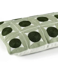 u00c9litis Kissen|Besticktes Leinenkissen Samsara