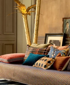 u00c9litis Kissen|Besticktes Leinenkissen Samsara