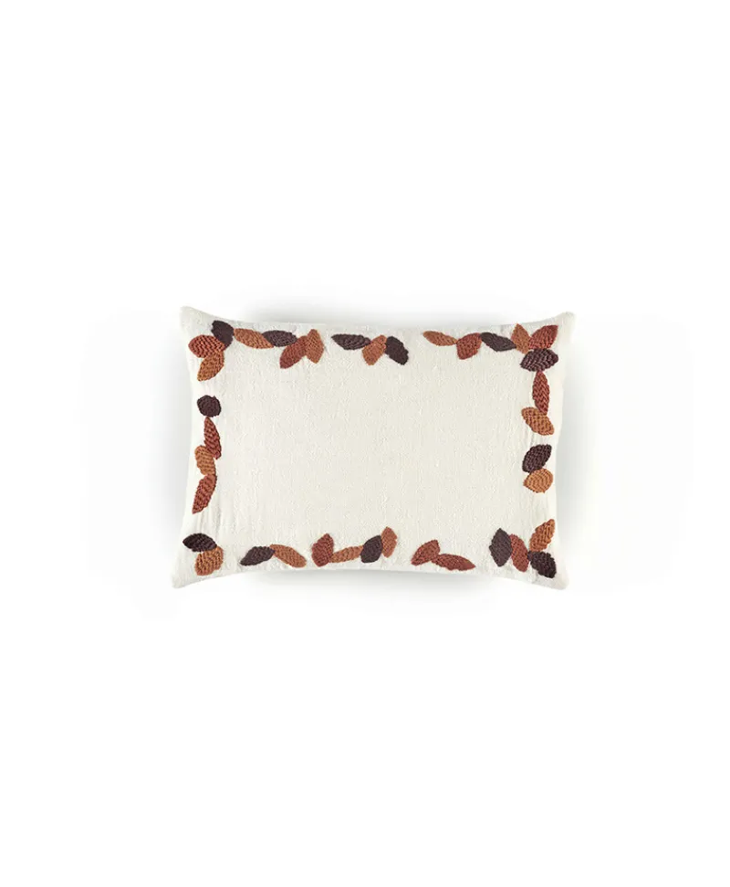 u00c9litis Kissen|Besticktes Leinenkissen Sherwood