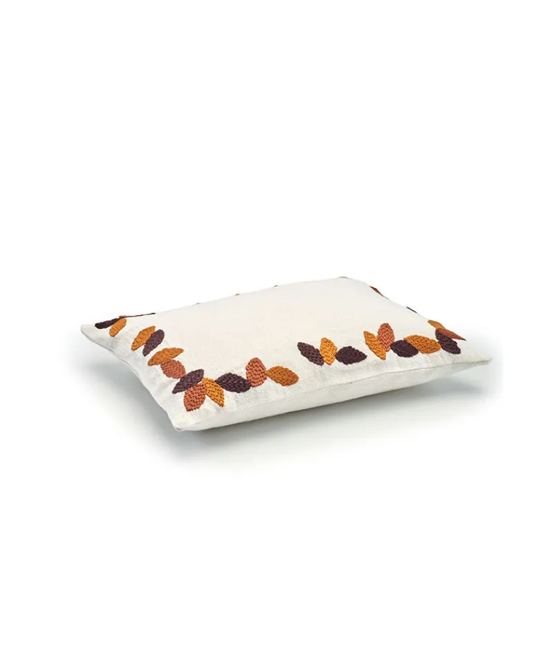 u00c9litis Kissen|Besticktes Leinenkissen Sherwood