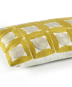 u00c9litis Kissen|Besticktes Leinenkissen Samsara