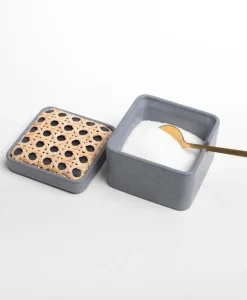 Formpoet Dosen Und Boxen|Küchenutensilien|Beton Zuckerdose mit Löffel