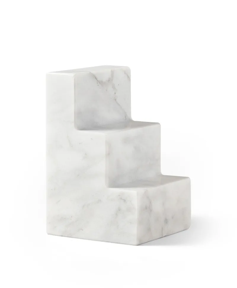 Printworks Bücher Und Bildbände|Kunst Und Skulpturen|Bookend Stair Cube - Marble
