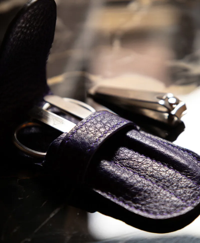 F. HAMMANN Reiseaccessoires|Maniküre Etuis|Chervo Manicure Flap - Maniküre-Etui Chervo Kalbleder