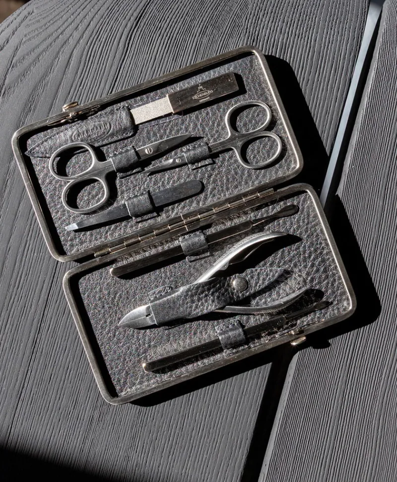 F. HAMMANN Reiseaccessoires|Maniküre Etuis|Chervo Manicure Frame L – Maniküre-Etui Chervo Kalbleder