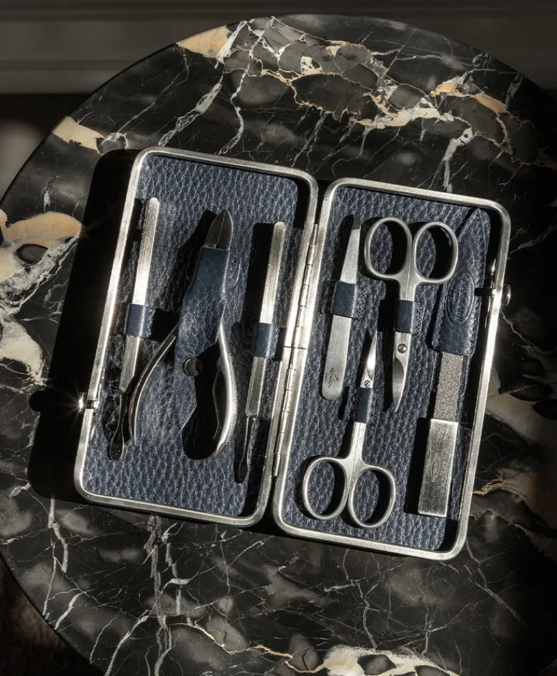 F. HAMMANN Reiseaccessoires|Maniküre Etuis|Chervo Manicure Frame L – Maniküre-Etui Chervo Kalbleder