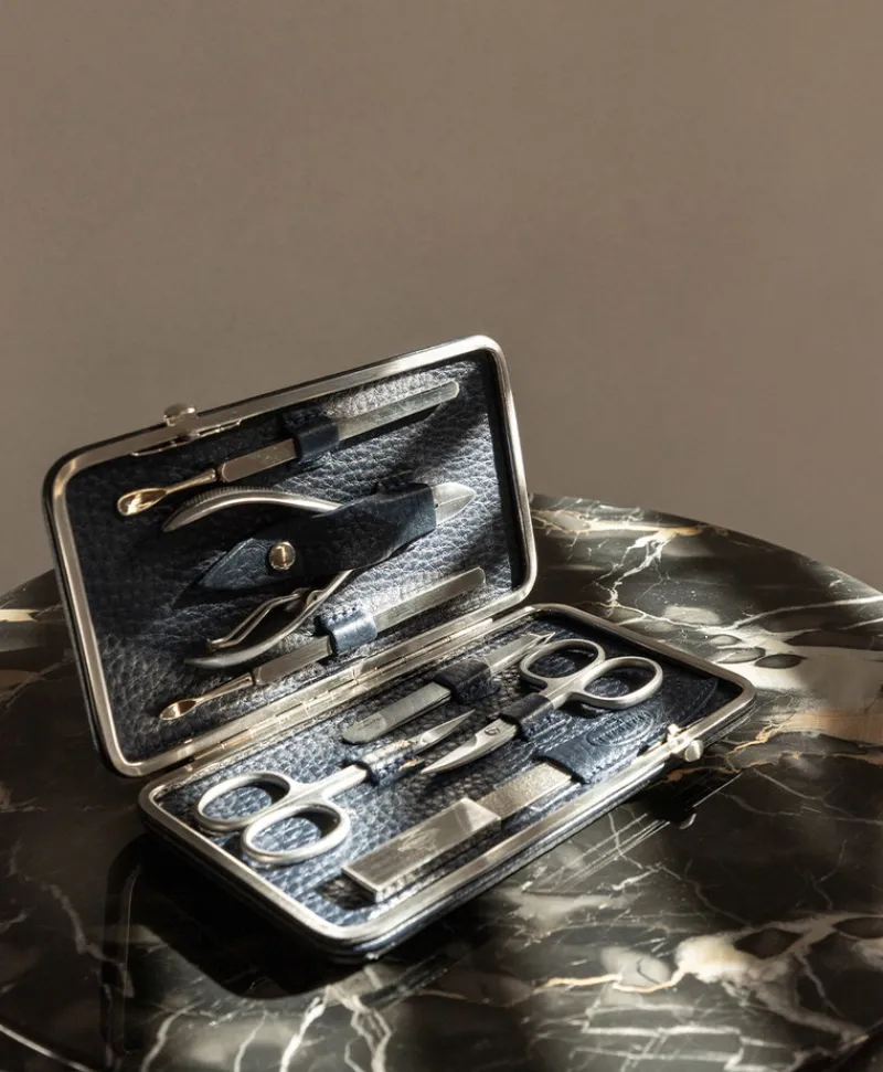 F. HAMMANN Reiseaccessoires|Maniküre Etuis|Chervo Manicure Frame L – Maniküre-Etui Chervo Kalbleder