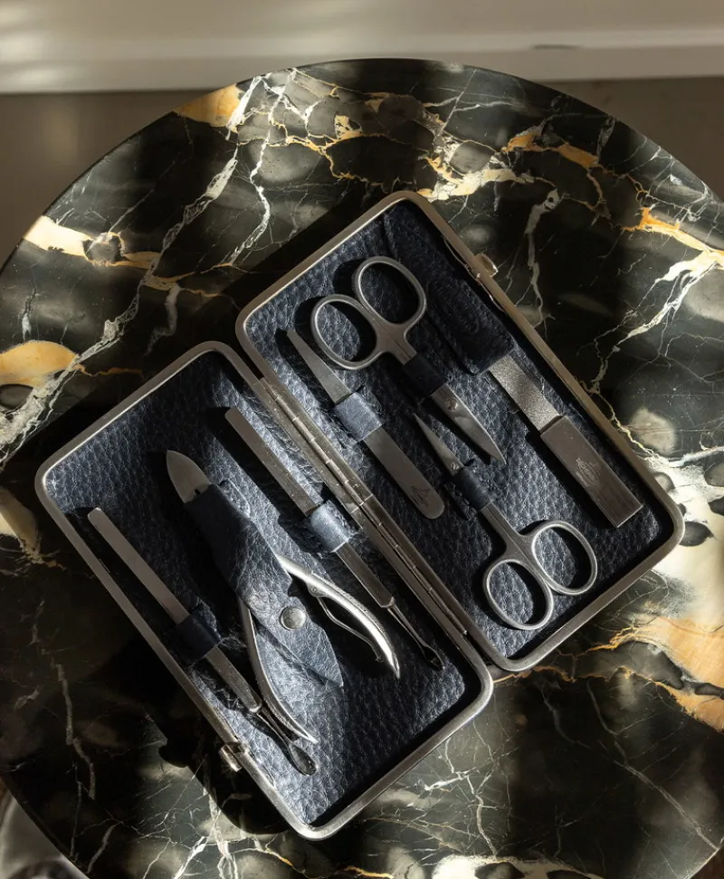 F. HAMMANN Reiseaccessoires|Maniküre Etuis|Chervo Manicure Frame L – Maniküre-Etui Chervo Kalbleder