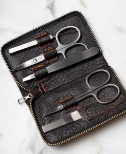 F. HAMMANN Reiseaccessoires|Maniküre Etuis|Chervo Manicure ZIP S – Maniküre-Etui Chervo Kalbleder