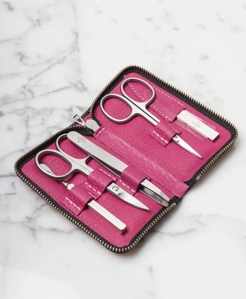 F. HAMMANN Reiseaccessoires|Maniküre Etuis|Chervo Manicure ZIP S – Maniküre-Etui Chervo Kalbleder