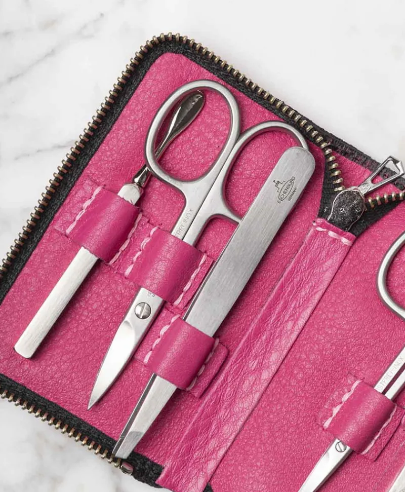 F. HAMMANN Reiseaccessoires|Maniküre Etuis|Chervo Manicure ZIP S – Maniküre-Etui Chervo Kalbleder