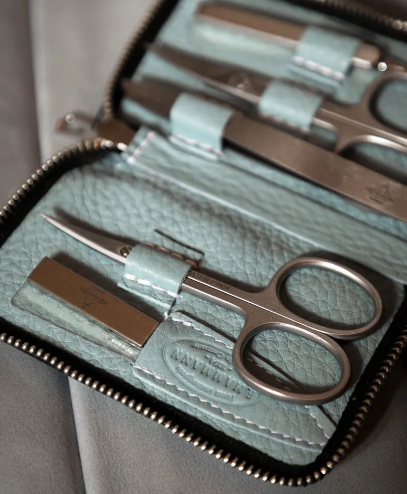 F. HAMMANN Reiseaccessoires|Maniküre Etuis|Chervo Manicure ZIP S – Maniküre-Etui Chervo Kalbleder