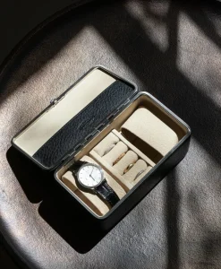 F. HAMMANN Reiseaccessoires|Schmuckaufbewahrung|Chervo Reise Schmuck- und Uhrenbox aus Kalbleder