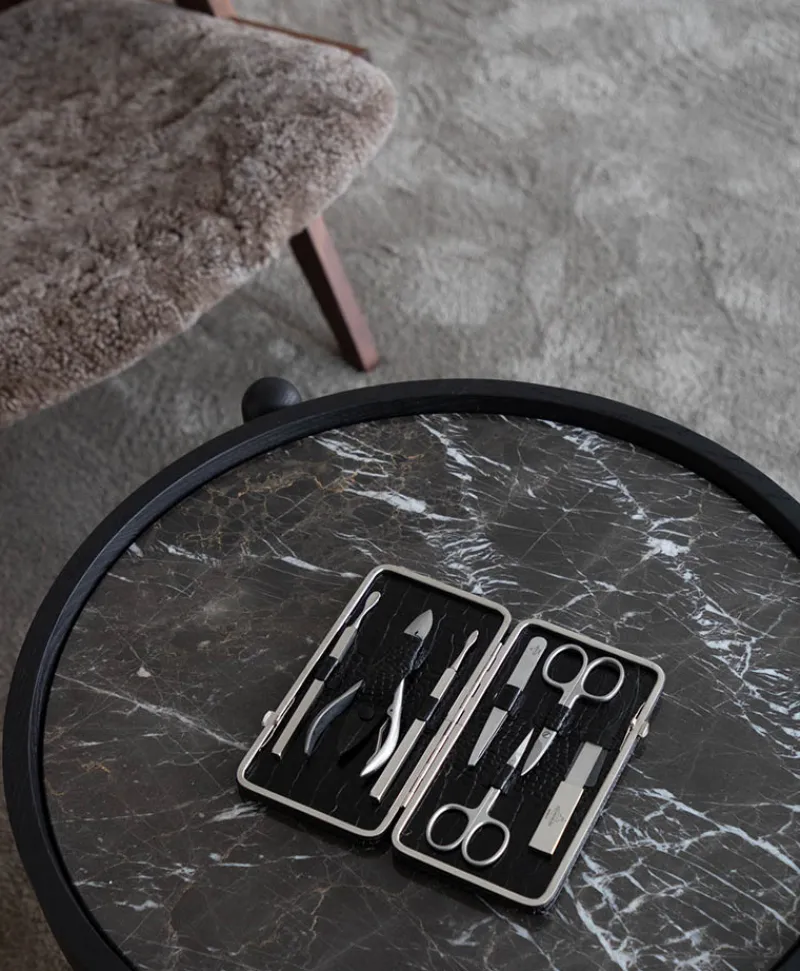 F. HAMMANN Reiseaccessoires|Maniküre Etuis|Croc Cowhide Manicure Frame L – Maniküre-Etui Kroko Kalbleder