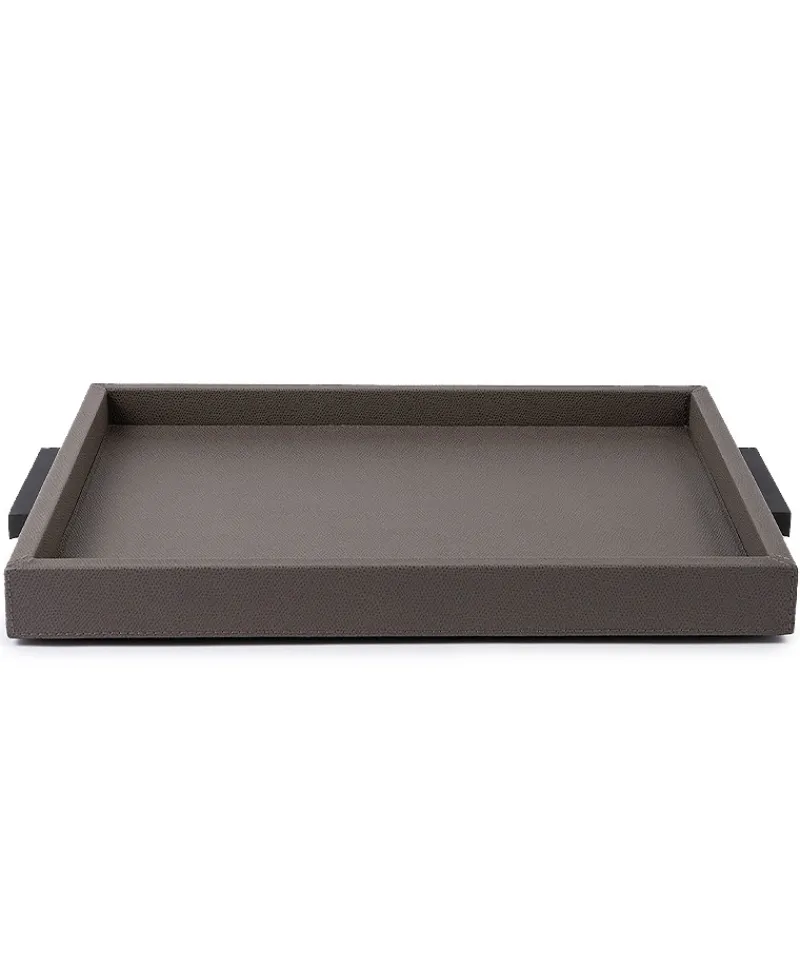 GioBagnara Tabletts|Deco Tray aus Kalbsleder