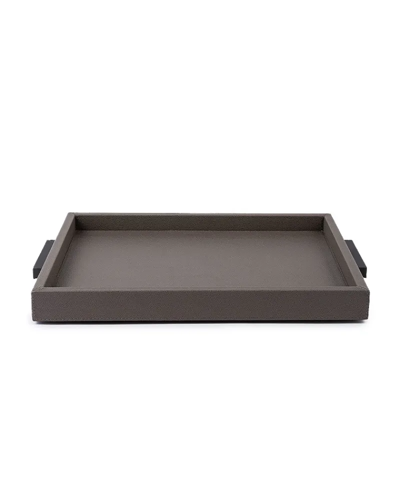 GioBagnara Tabletts|Deco Tray aus Kalbsleder