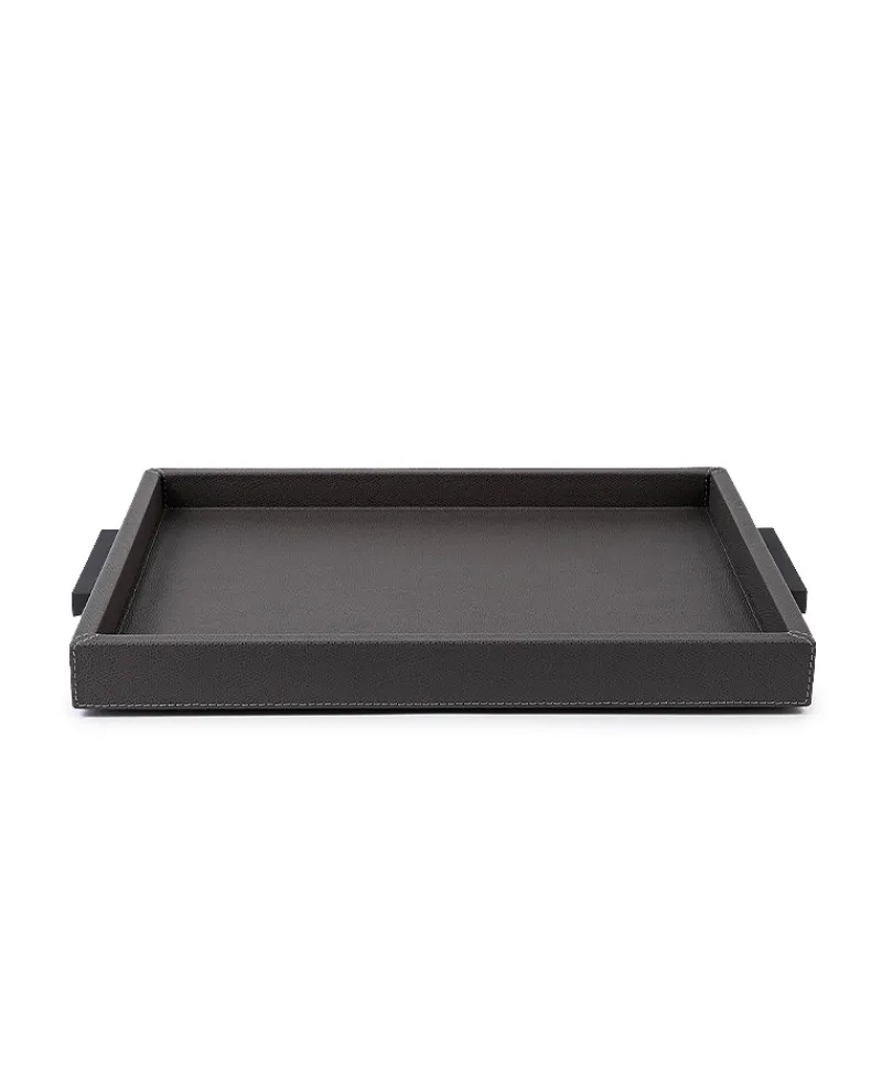 GioBagnara Tabletts|Deco Tray aus Kalbsleder