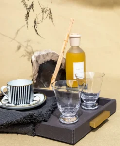 GioBagnara Edles Handwerk|Tabletts|Deco Tray aus Kalbsleder