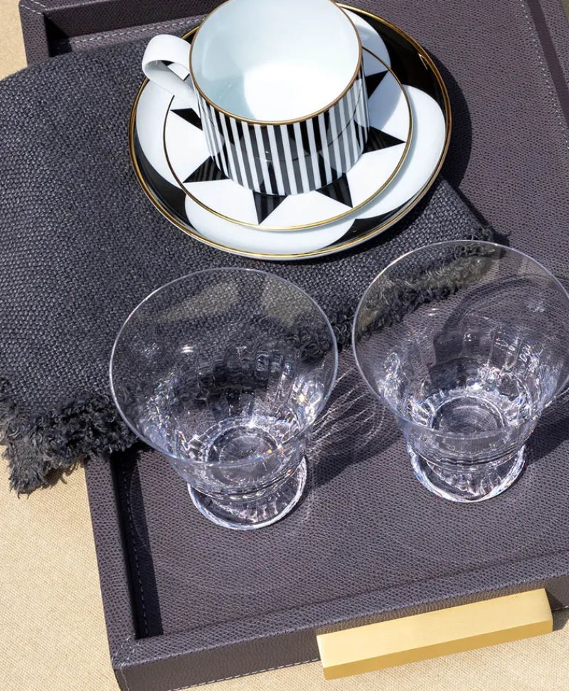 GioBagnara Edles Handwerk|Tabletts|Deco Tray aus Kalbsleder