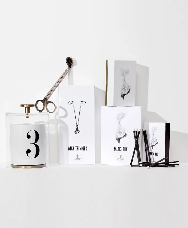 L'Objet Duftkerzen|Dochttrimmer Messing