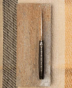 Laguiole en Aubrac Messer|Faltbares Taschenmesser mit Ebenholz Griff