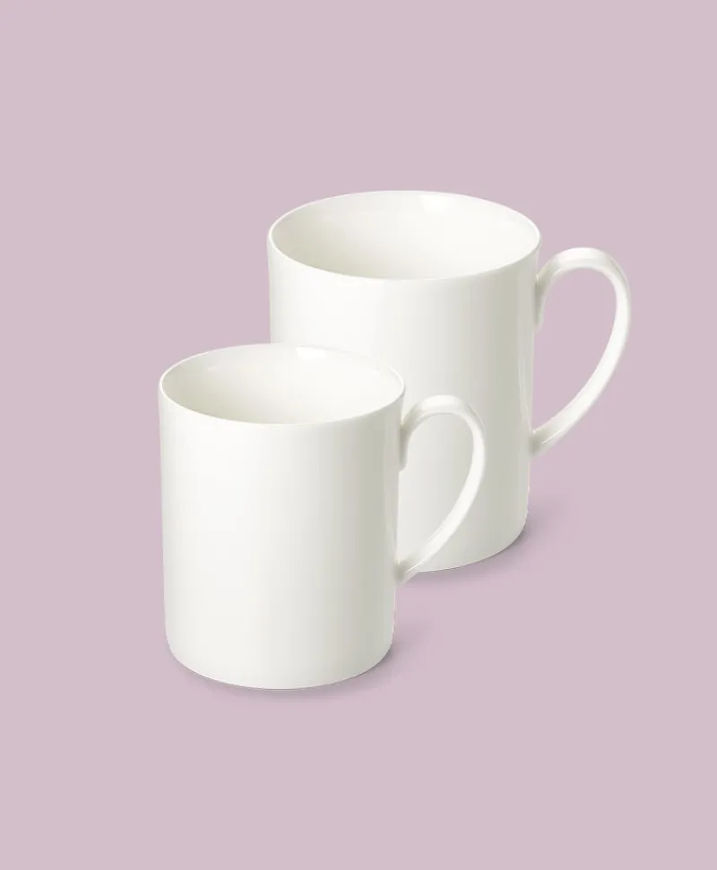 Dibbern Tassen|Kaffee Und Tee|Fine Bone China ZYLINDRISCH Becher
