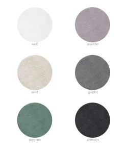 weseta Luxusfrottier Bunte Badematten|Flauschiger Luxusbadevorleger Puro aus 100% Baumwolle