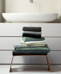 weseta Luxusfrottier Neutrale Badematten|Flauschiger Luxusbadevorleger Puro aus 100% Baumwolle