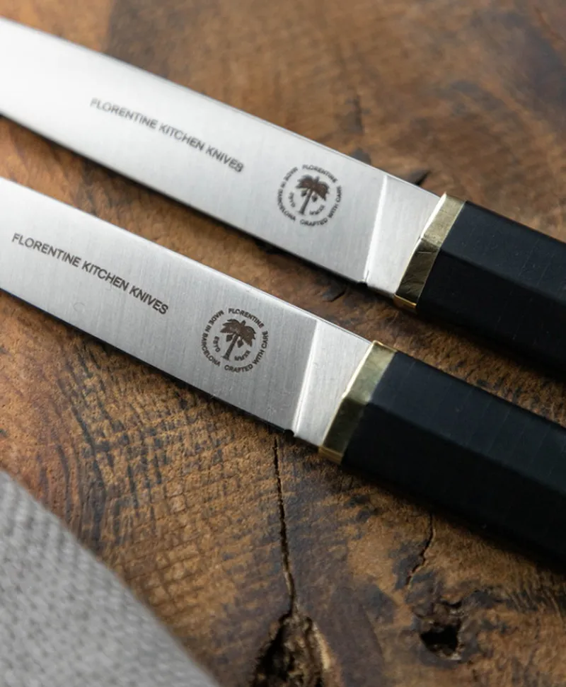 Florentine Kitchen Knives Messer|Florentine Table Knife Schneidemesser