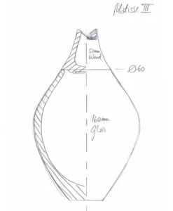 Utopia & Utility Edles Handwerk|Vasen|Glasvase Matisse 3