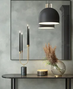 AYTM Kerzen Und Kerzenständer|GRASIL Kerzenhalter aus Marmor und Eisen