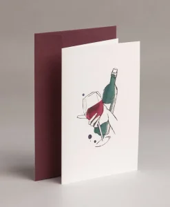 GMUND Papier Papeterie|World Of Wine|Grußkarte Illustration