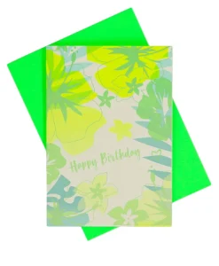 Pink Stories Papeterie|Handgedruckte Klappkarte "Jungle Birthday"