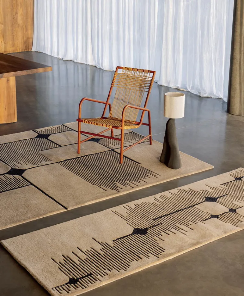 u00c9litis Teppiche|Handgetufteter Wollteppich Marcel