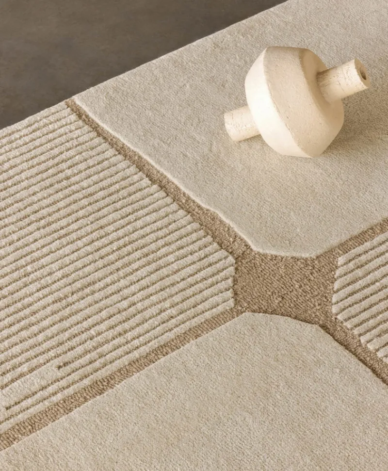 u00c9litis Teppiche|Handgetufteter Wollteppich Marcel