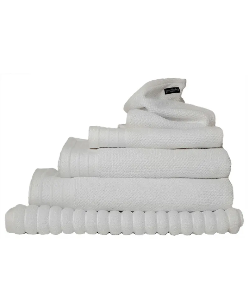 Bemboka Neutrale Badematten|Hochwertige Jacquard-Badematte