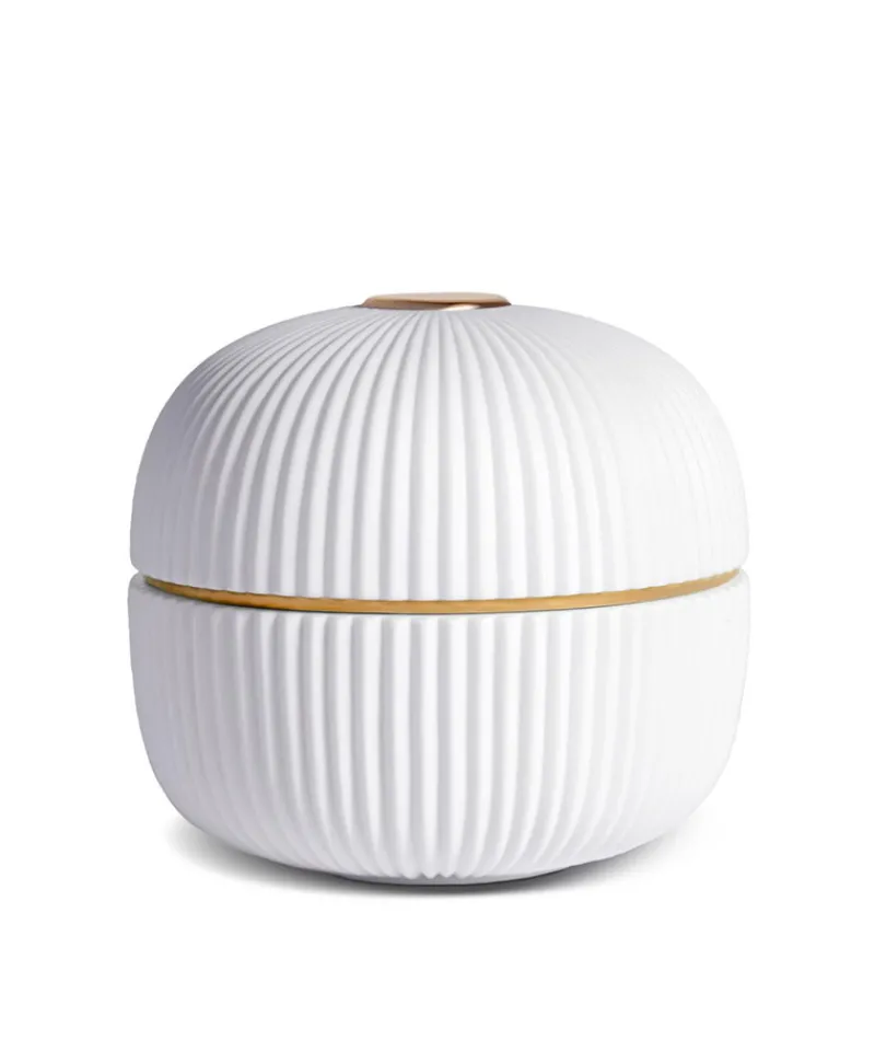 L'Objet Kaffee Und Tee|Porzellan|Ionic Box und Teller-Set (4-teilig)