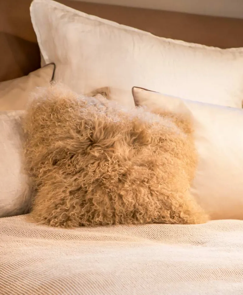 Skinnwille Kissen|Kissen Shansi Schaffell aus Tibet