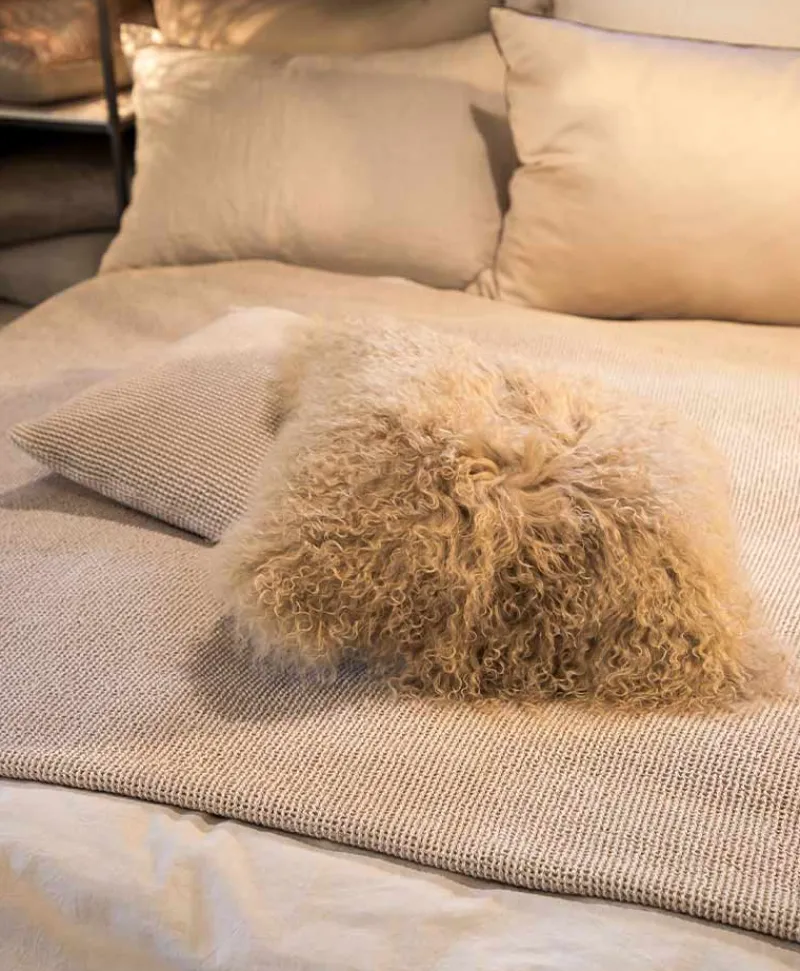 Skinnwille Kissen|Kissen Shansi Schaffell aus Tibet