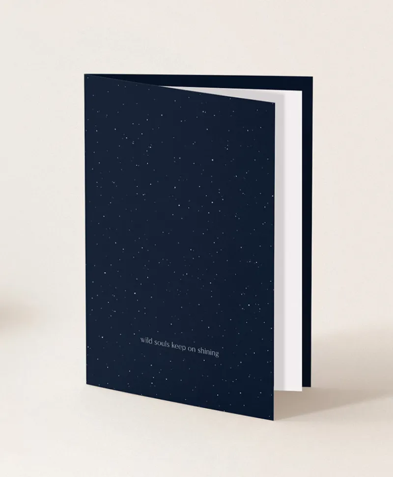 heartfelt paper & co Papeterie|Klappkarte Abschied "Keep On Shining"