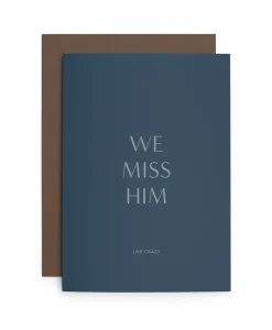 heartfelt paper & co Papeterie|Klappkarte Abschied "We Miss Her/Him"