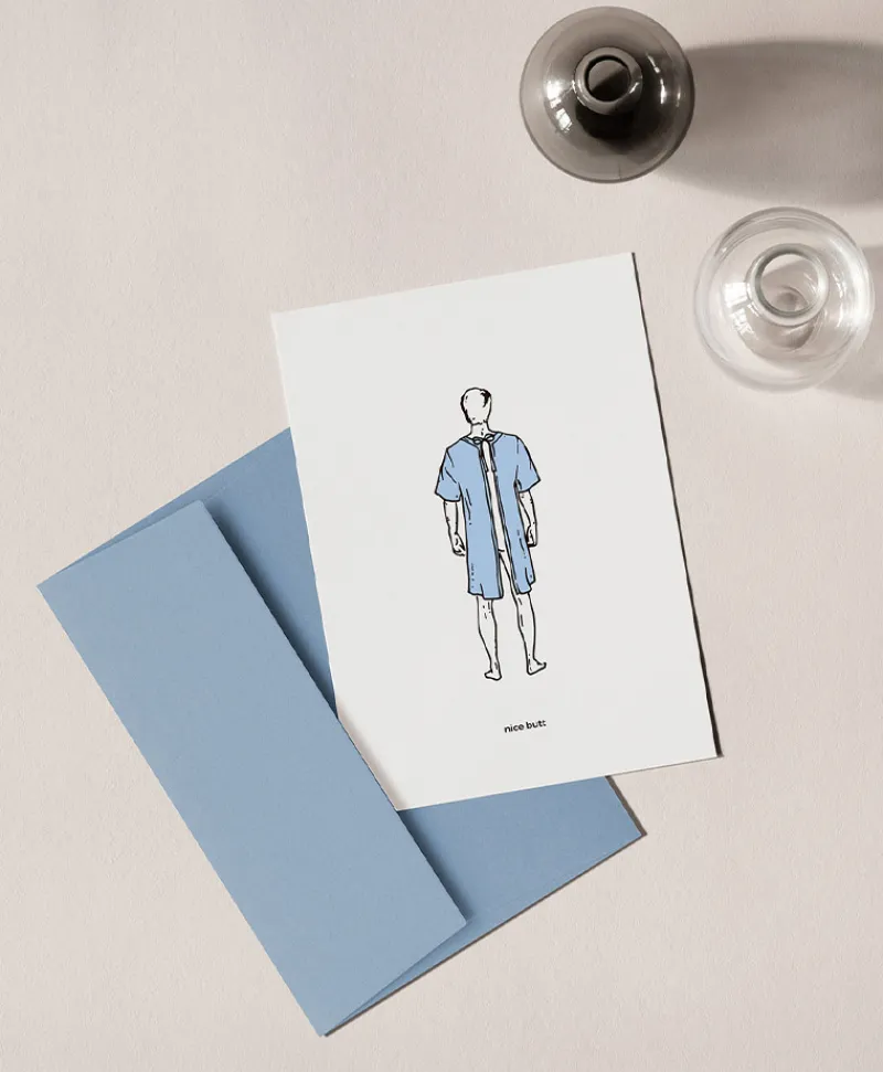 heartfelt paper & co Papeterie|Klappkarte Krankheit "Nice Butt"