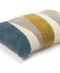 u00c9litis Kissen|Kord-Patchwork Kissen Naïs