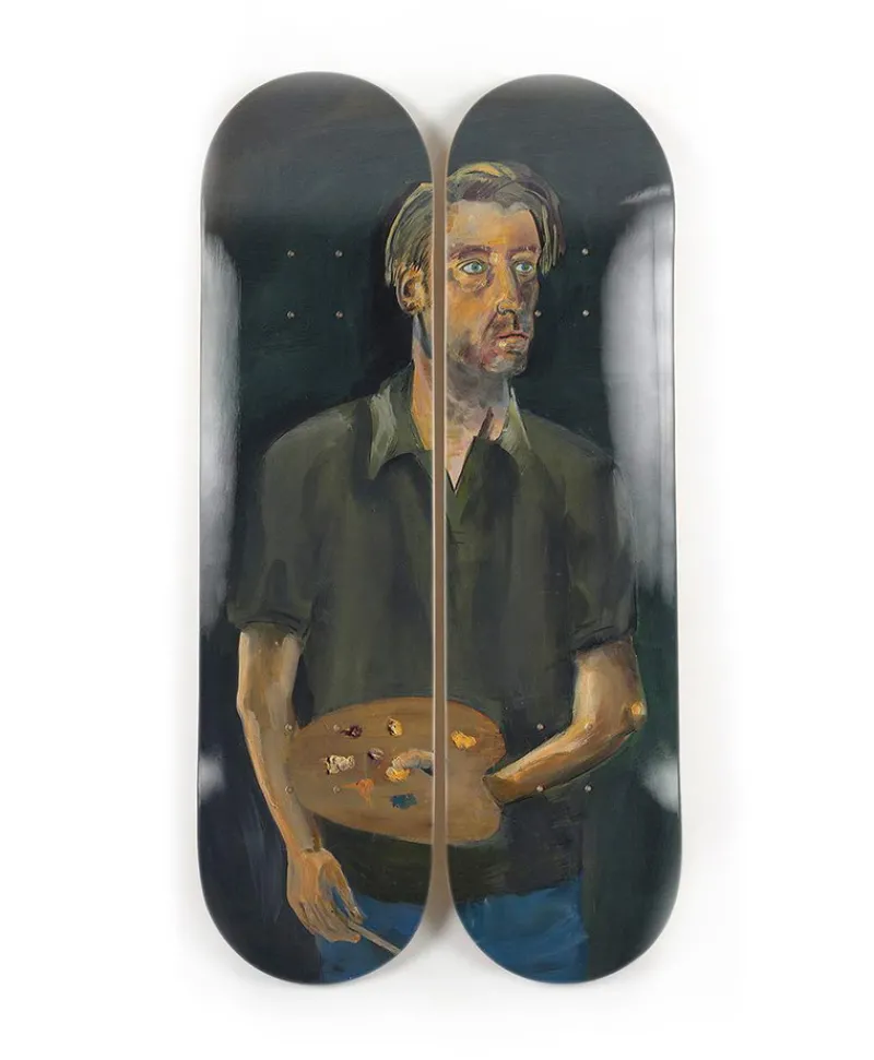 THE SKATEROOM Kunst Und Skulpturen|Kunstobjekt x Albert Oehlen