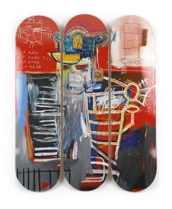 THE SKATEROOM Kunst Und Skulpturen|Kunstobjekt x Jean-Michel Basquiat