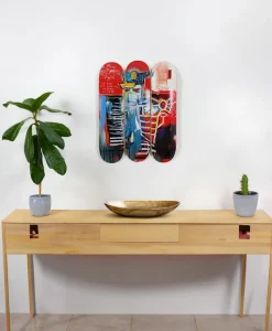 THE SKATEROOM Kunst Und Skulpturen|Kunstobjekt x Jean-Michel Basquiat