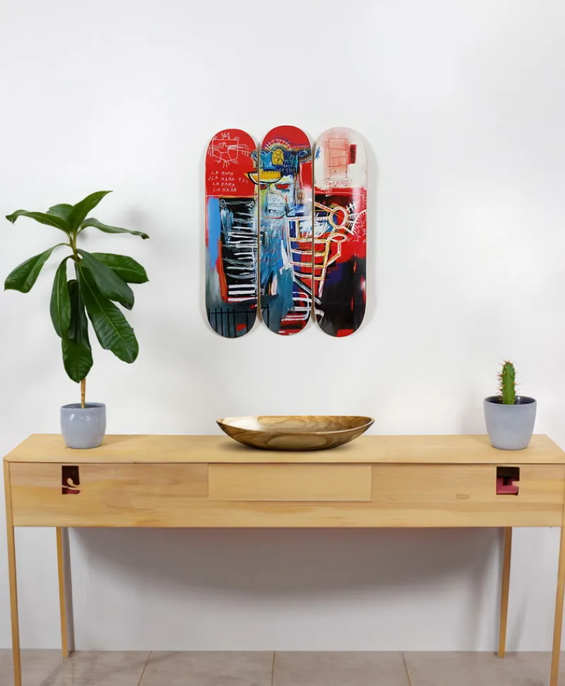 THE SKATEROOM Kunst Und Skulpturen|Kunstobjekt x Jean-Michel Basquiat