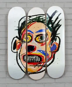 THE SKATEROOM Kunst Und Skulpturen|Kunstobjekt x Jean-Michel Basquiat