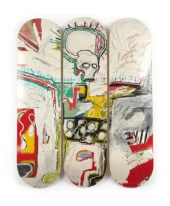 THE SKATEROOM Kunst Und Skulpturen|Kunstobjekt x Jean-Michel Basquiat