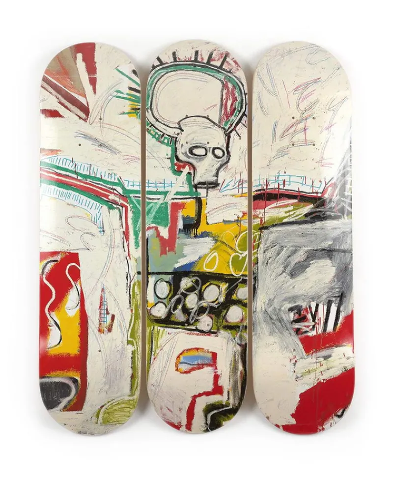 THE SKATEROOM Kunst Und Skulpturen|Kunstobjekt x Jean-Michel Basquiat